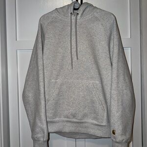 Carhartt WIP Chase Logo-Embroidered Cotton-Blend Jersey Hoodie